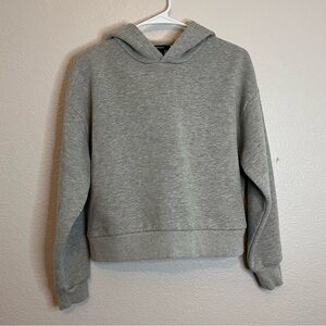 Forever 21 Gray hooded oversized sweatshirt size small pullover